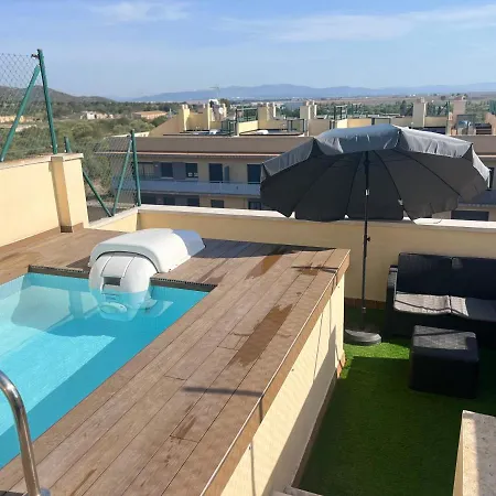 Atico Con Piscina Privada Y Zona Chill Out Apartment Sant Carles De La Rapita Exterior photo